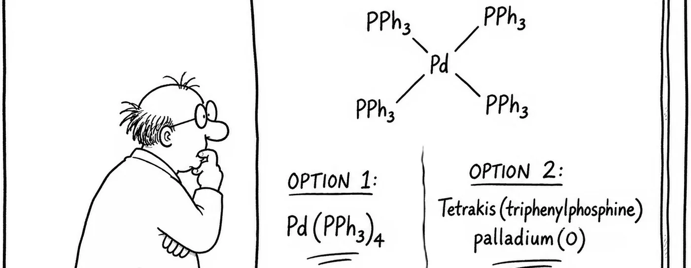 What do chemists call their chemicals?